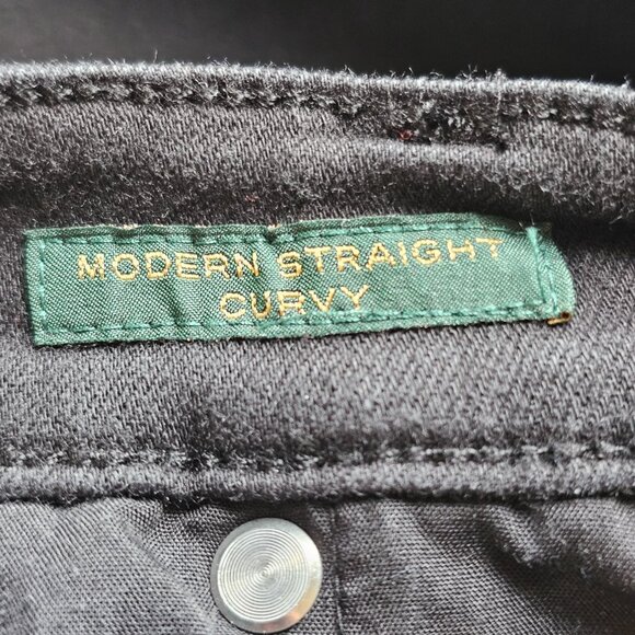 Lauren Ralph Lauren Jeans Womens 8 Modern Straight Curvy Stretch Denim Pants - Picture 6 of 14